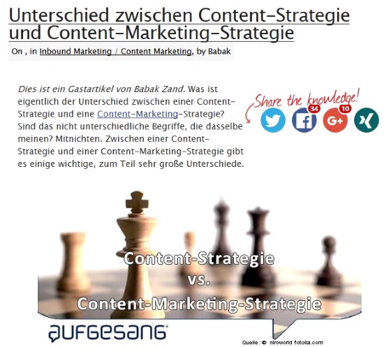 Worin liegt der Unterschied zwischen einer Content-Strategie und einer Content-Marketing-Strategie?